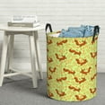 thumbnail image 7 of KLL Floral Squirrel Waterproof Foldable Laundry Hamper Bucket with Handles for Storage Bin,Kids Room,Home Organizer (Medium ), 7 of 7