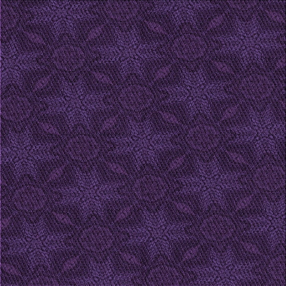 Ahgly Company Machine Washable Indoor Square Transitional Deep Purple Area Rugs, 7' Square