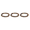 thumbnail image 3 of Minnieouse Tiger Eye Bracelet Wear-resistant Natural Stone Elastic Round Bracelets Bead Energy Rope Jewelry for Women Type1, 3 of 6