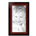 thumbnail image 2 of ArtToFrames 7" x 13" Honors Mahogany with Black Picture Frame, 7x13 inch Brown Wood Poster Frame (WOM-5154), 2 of 7