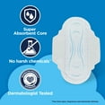 thumbnail image 3 of Equate Ultra Thin Pads with Wings, Size 1, Regular Absorbency, Compare to Always (36 Count), 3 of 10