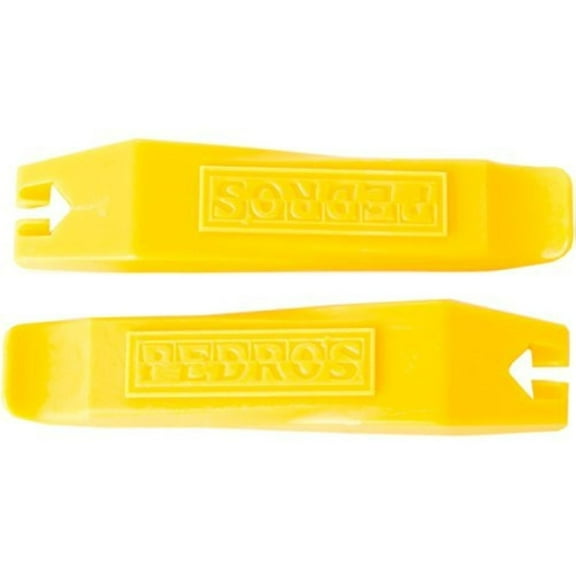Pedro's Bicycle Tire Lever - Pair Pack of 2, Yellow
