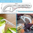 thumbnail image 3 of Bucket Opener Paint Can Opener Tool Manual Can Opener Lid for Home Industrial Use Portable Size Multifunctional Adjustable, 3 of 9