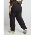 thumbnail image 3 of Hanes Originals Women's Fleece Joggers, 30" (Plus Size) Black 2X, 3 of 5