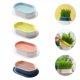 thumbnail image 4 of 4 macetas de hierba gatera para gatos, bandeja para brotes de plantas hidropónicas, maceta de hierba gatera, 4 of 8