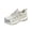 Light Gray, variant on Women's Chunky Walking Sneakers Breathable Mesh PU No Tie Non Slip Cushioned Athletic Shoes for Gym Running Casual Work