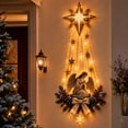 thumbnail image 5 of Angel Blessing Wall Light with Cascading Stars LED Holiday Decor, Starglow Cascading Glowing Star Wall Decor, Heavenly Warm Night Light, Indoor Home Ornament & Thoughtful Holiday Gift, 5 of 6