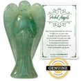 thumbnail image 3 of Earth Therapy Original Pocket Guardian Angel with Serenity Prayer Card - Green Aventurine Healing Stone Figurine - Bless Yourselves and Your Loved Ones, 3 of 8