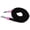Black/Pink, variant on Pro Cotton Horse Western Braided 8 Ft. Roping Barrel Racing Reins 7'X1" Tack 607176