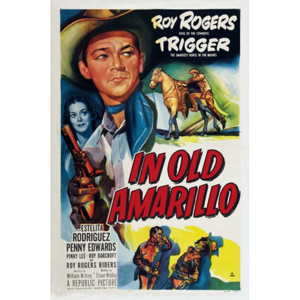 In Old Amarillo Movie Poster 24inx36in (61cm x 91cm) Art Poster 24x36