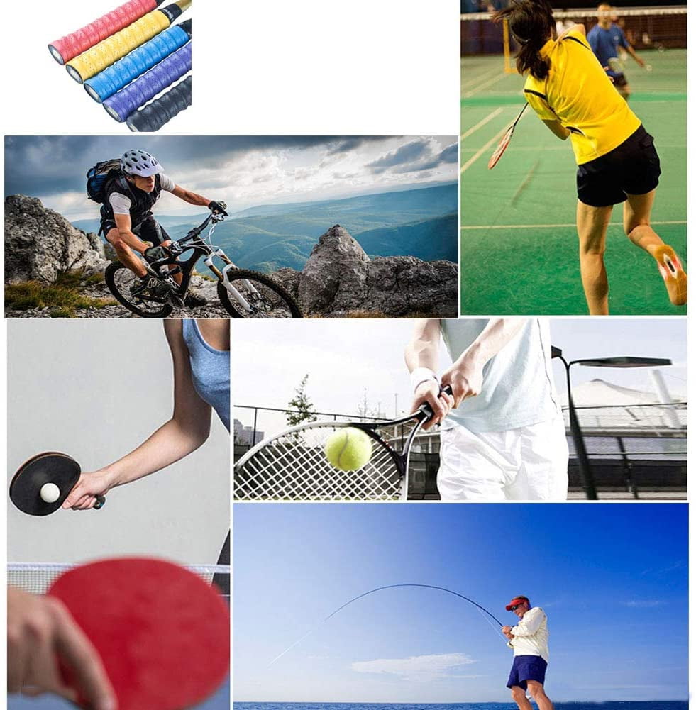 Senston PU Racquet Grip 4/5 Pack Tennis/Badminton/Squash Rackets Overgrip Anti S 
