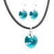 thumbnail image 1 of Juego de aretes y collar ZVEZDA Plata mexicana ley .925 Azul Zircon, 1 of 5