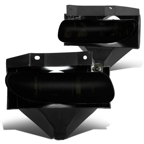 DNA Motoring FL-ZTL-115-BK For 1999 to 2004 Ford Mustang New Edge Pair Bumper Driving Fog Lights (Dark Smoke Lens) 00 01 02 03