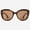Tortoise, variant on Bifocal Sunglasses for Women - Reader Sunglasses with Bifocals - Oversized Butterfly Cat Eye Reading Sun Glasses with Built In Readers - Barletta by VITENZI in Black 2.50