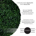 thumbnail image 3 of Third Street Inn 21" XXL Boxwood Topiary Ball (2 Pack), 3 of 4