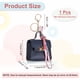 thumbnail image 2 of Llavero Mochila Mini, Llavero Monedero Lindo de Cuero PU, Azul Brillante, 2 of 7