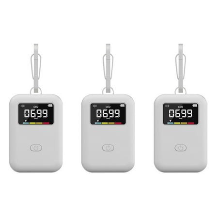

3X Mini Indoor Carbon Dioxide Concentration Detector Portable Air Quality Monitoring CO2 Detector