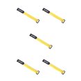 thumbnail image 1 of Soidarity Paquete de 5 sujetadores de nailon de 25 cm, bridas para cables reutilizables, paquete de cilindro de aire, suministros de correa adhesiva, Amarillo 5piezas Soidarity CBP199901, 1 of 4