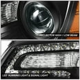 thumbnail image 5 of Nuvision for 2011-2014 Chrysler 300 Driver Side LED DRL Projector Headlight Lamp Black, 5 of 8