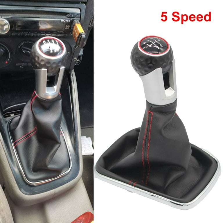 Possbay 5speed Gear Shift Knob for Volkswagen MK4 Golf GTI R32 MK4 Jetta Bora 1999 2004 Black