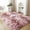 Pinkish Purple, variant on LELINTA Large Area Rug, Soft Silky Smooth Carpet Fluffy Area Rug for Home Kids Bedroom Dormitory Decor Chair Cover Seat Pad Sofa Bedside Anti-Slip Shaggy Throw Rug, 5 Sizes 6 Colors