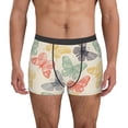thumbnail image 2 of Goofa Butterfly Printed Men's Boxer Briefs Underwear, Moisture-Wicking Underwear, Trunk,Soft and Breathable Cotton Underwear-X-Large, 2 of 9