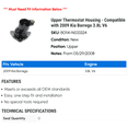 thumbnail image 2 of Upper Thermostat Housing - Compatible with 2009 Kia Borrego 3.8L V6 - Motorad, 2 of 2