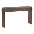 thumbnail image 4 of Tcbosik 55in Entryway Table with Storage, Console Table with 2 Drawers, Modern Sofa Table for Hallway, Foyer, Living Room, Space Saving, Espresso, 4 of 10