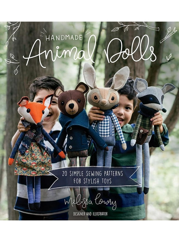 Handmade Animal Dolls: 20 Simple Sewing Patterns for Stylish Toys (Paperback)