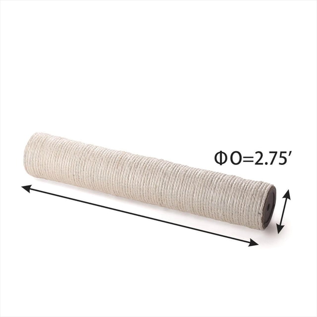 Xingzhi Cotton Rope Scratching Post Replacement Parts Dia 2.75in for Pet 30cm Height