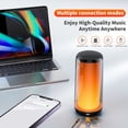 thumbnail image 2 of Portable Bluetooth Speaker with LED Modes, 12 Kinds of Color, Bluetooth 5.3, Tandem Surround Sound, 2 of 11