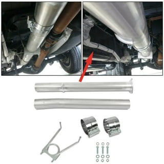  Blade Tailpipe Exhaust Filter Chrome : Automotive