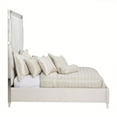 thumbnail image 3 of Michael Amini Penthouse Eastern King Tall Panel Bed - Frosted Linen, 3 of 10