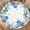 Blue Purple, variant on Valentines Day Round Fitted Tablecloth Best for 44"-48" Watercolor Pink Hearts Table Cloth Elastic Edge Water-Resistant Washable Colored Love Table Cover for Happy Party Picnic Outdoor Indoor Decor