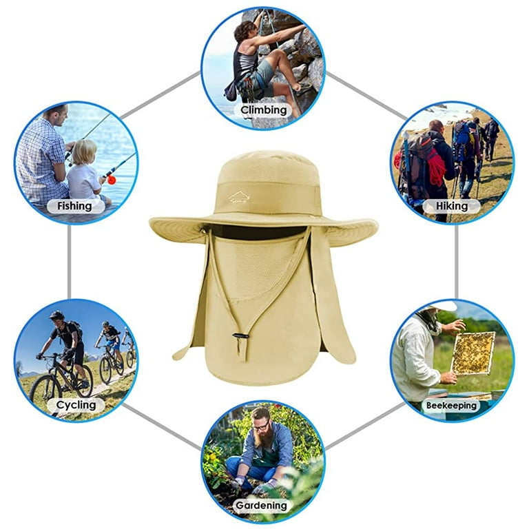 Boonie Hat - Sun Protection Hat, Fishing Hat, Beach & Hiking Hat, Paddling,  Rowing, Kayaking Hat