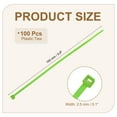 thumbnail image 2 of Uxcell Zip Ties Plastic Cable Ties, Self-Locking Wire Zip Tie Fit for Home Garden Office Workshop Travel Bright Green 6 Inch, 2 of 7