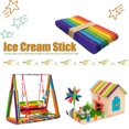 thumbnail image 4 of Craft Sticks, Popsicle 4.5 Inch Length Ice Cream Sticks, 300Pcs For Home Summer, 4 of 8