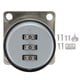 thumbnail image 2 of Contraseña Sin Llave De aleación De Zinc Con Cerradura De Leva Con Combinación De Seguridad, 2 of 7
