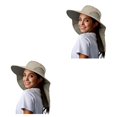 thumbnail image 4 of Wosthever Sombrero para el sol, impermeable, plegable, pesca, luz solar, gorra para sombrero, nailon ajustable Type2 NO2, 4 of 6
