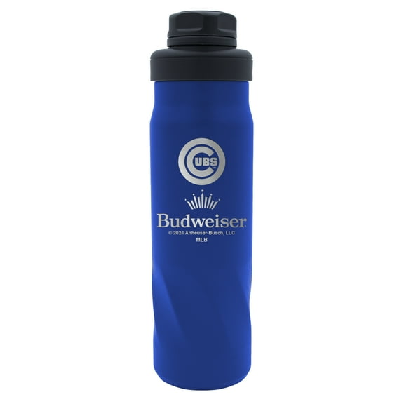 WinCraft  Chicago Cubs 2024 MLB x Budweiser 20oz. Morgan Water Bottle