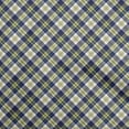 thumbnail image 1 of oneOone Cotton Cambric Dark Blue Fabric Check Dress Material Fabric Print Fabric By The Yard 42 Inch Wide, 1 of 4
