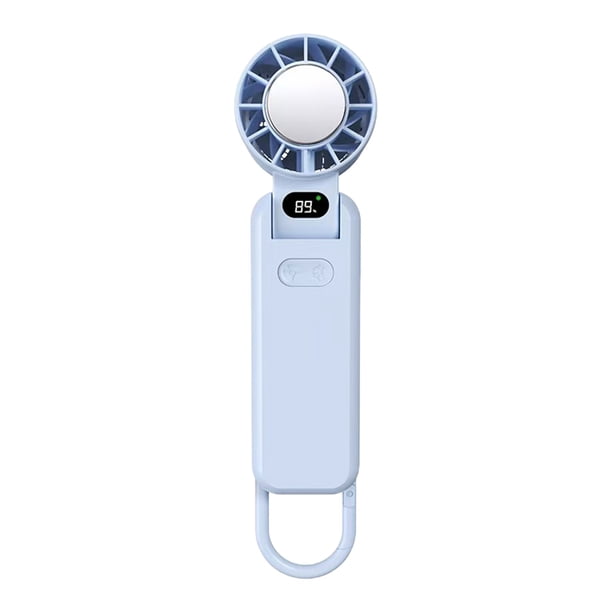 Ventilador de Refrigeración de Mini Aire Acondicionado, Ventilador Silencioso, Ventilador de Aire Acondicionado Usb, Soplado Vertical, 100 Velocidad Del Viento, Mini Escritorio Recargable sin Cepillo