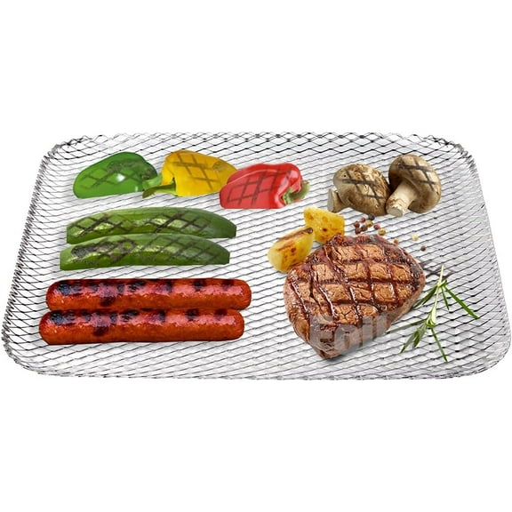 Foilman Grill Toppers - Clean Grill BBQ Disposable Toppers- 16 x 12Inch - (10 Pack)