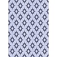 thumbnail image 1 of Ahgly Company Machine Washable Indoor Rectangle Transitional Lavender Blue Area Rugs, 2' x 5', 1 of 7
