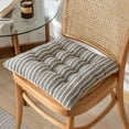 thumbnail image 3 of Washranp Square Chair Cushions,Stripe Print PP Cotton Filling Pillows Pads for Outdoor Kitchen Dining, 3 of 4