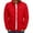 Red, variant on Winter Warm Jackets for Mens Fashion Plus Size Heart Printed Long Sleeved Zipper Pocket Hooded Stand Collar Casual Cotton Jacket Black Deal on Clearance!