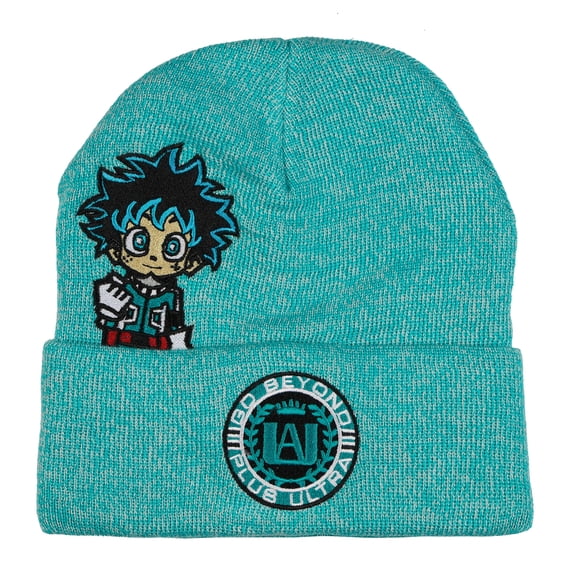My Hero Academia Beanie Men's Go Beyond Plus Ultra Cuffed Knit Cap Hat OSFM