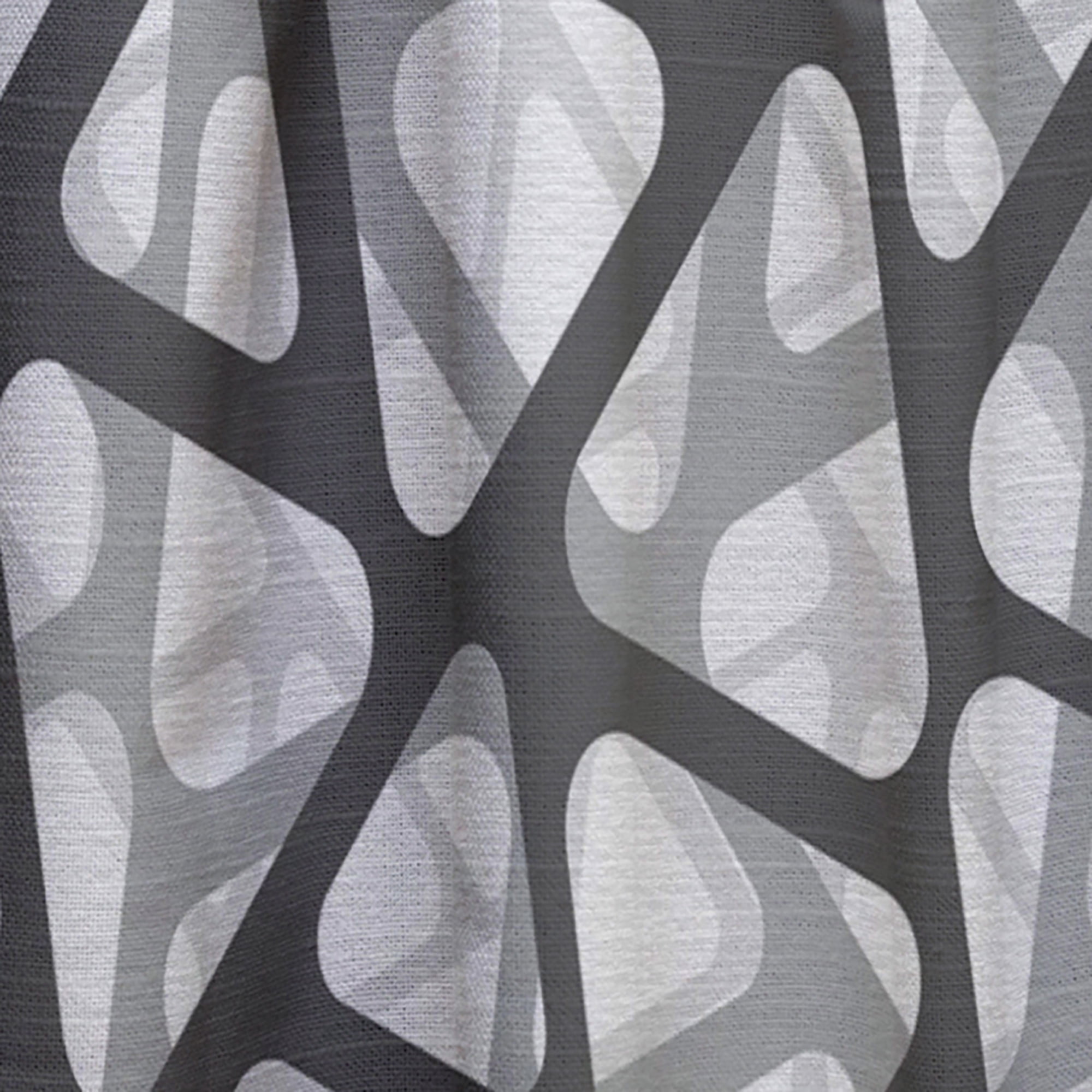 Designart 'Abstract Monochrome IV' Modern & Contemporary Curtain Panel