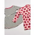 thumbnail image 6 of Touched by Nature Baby and Toddler Girl Organic Cotton Long-Sleeve Dresses 2pk, Poppy, 12-18 Months, 6 of 6