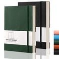 thumbnail image 1 of Cuaderno Puntos 2 Pack - A5, Tapa Blanda, 320 Páginas, Papel 120gsm, Cuero (Negro Verde), 1 of 3